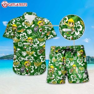 Link Legend Of Zelda Summer Hawaiian Shirt