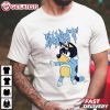 Bluey Bandit Heeler Metal Music T Shirt (4)