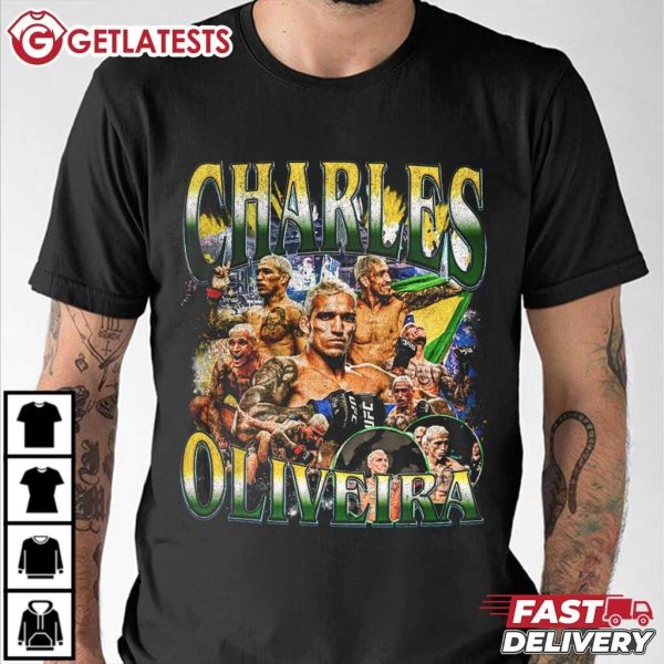 Charles Oliveira Do Bronx Vintage Gift For Fan T Shirt (3)