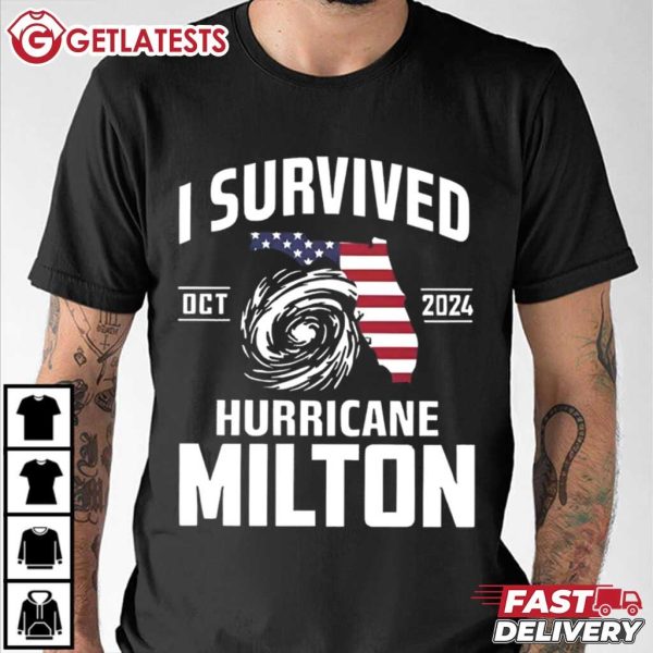 I Survived Hurricane Milton 2024 Hurricane Survivor T Shirt (3)