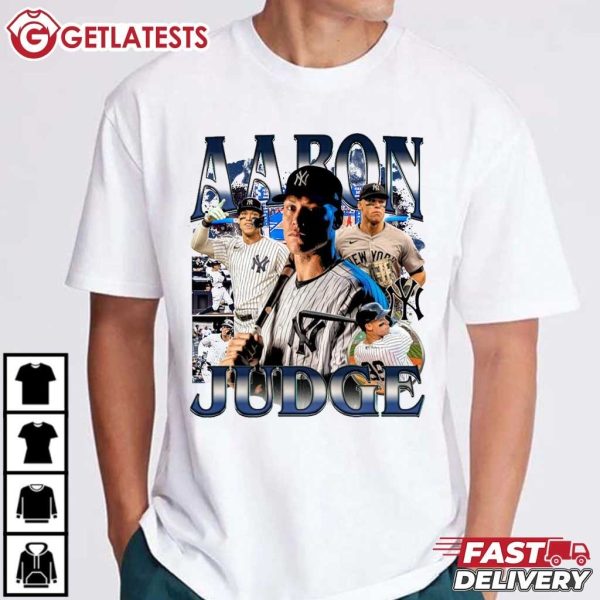 Aaron Judge New York Yankees MLB Baseball Vintage Graphic T Shirt (3)