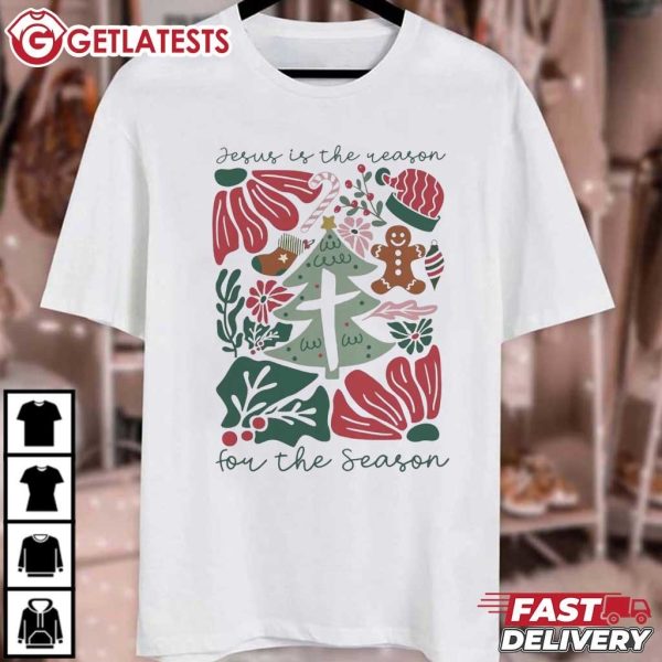 Jesus Is The Reason For The Season Christmas T Shirt (2)