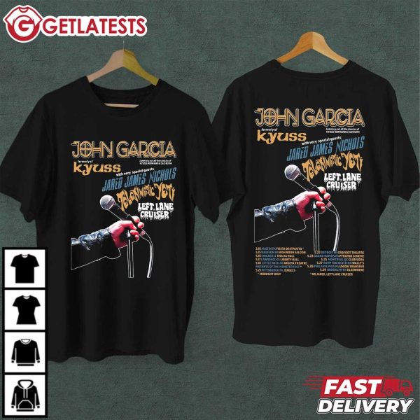 John Garcia 2024 Tour Gift For Fan Concert T Shirt (2)