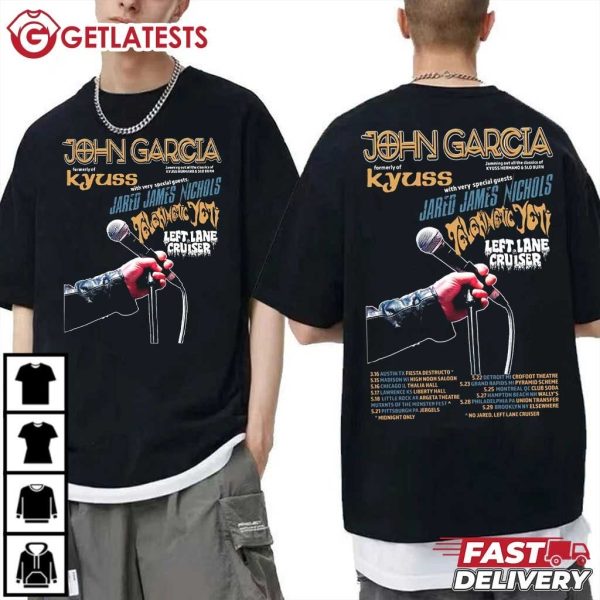 John Garcia 2024 Tour Gift For Fan Concert T Shirt (1)