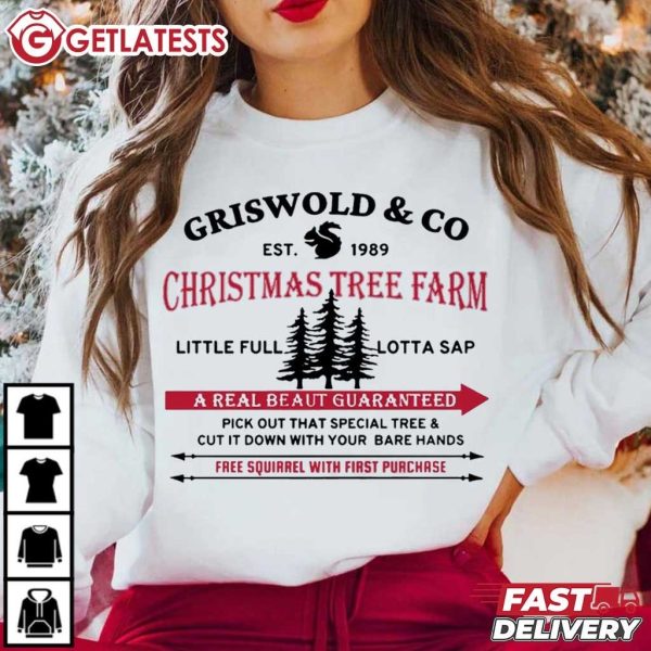 Griswold Christmas Free Farm A Real Beaut Guaranteed T Shirt (1)