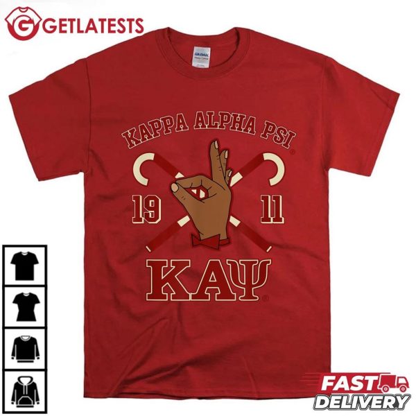 Kappa Alpha Psi Fraternity 1911 OK Gesture T Shirt (2)