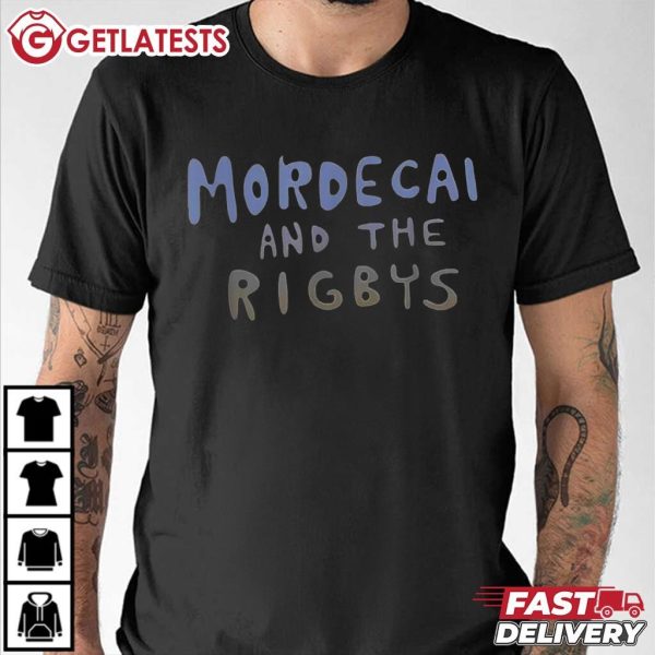 Mordecai and the Rigbys Regular Show Cartoon T Shirt (2)