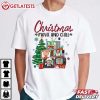 Christmas Movie And Chill Merry Christmas T Shirt (3)