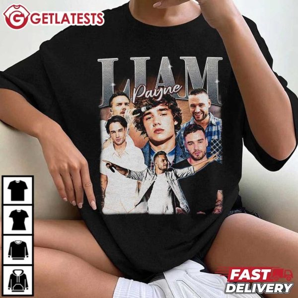 Liam Payne One Direction Retro 90s Gift For Fan Music T Shirt (4)