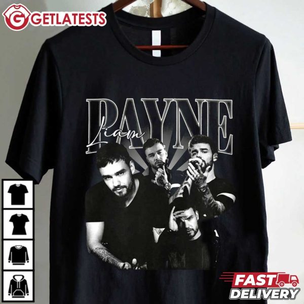 Liam Payne RIP 1D Retro Music Gift For Fan T Shirt (2)