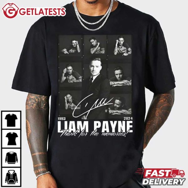 Liam Payne One Direction Thank For The Memories T Shirt (1)