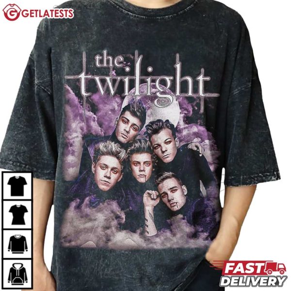 One Direction The Twilight Vintage Graphic Style T Shirt 1