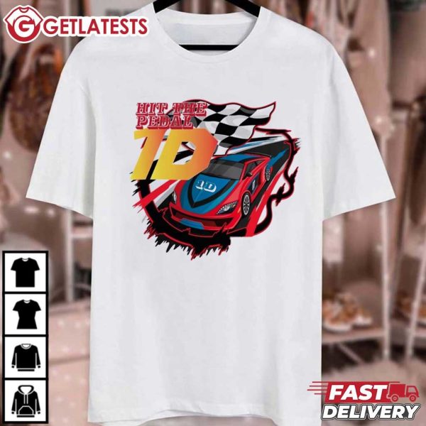 Rock Me Race Car Hit The Pedal 1D T Shirt (2)