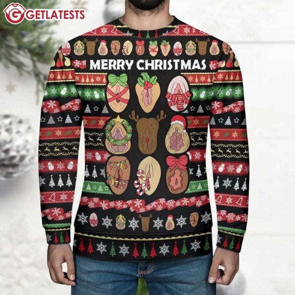 Dirty Merry Christmas All I Want For Christmas Ugly Sweater (1)