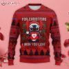 Stitch For Christmas I Wish You Love Ugly Christmas Sweater