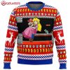 Mario Bros Princess Peach Bowser’s Castle Ugly Christmas Sweater