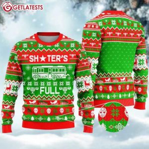 Shitters Full National Lampoon Vacation Christmas Ugly Sweater