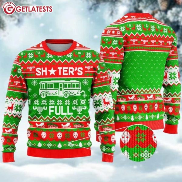 Shitters Full National Lampoon Vacation Christmas Ugly Sweater