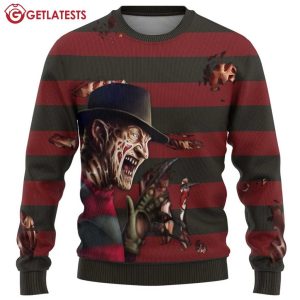 Freddy Krueger Halloween Ugly Sweater (3)