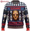 Jason Voorhees Slashing Through The Snow Friday the 13th Ugly Christmas Swea (1)