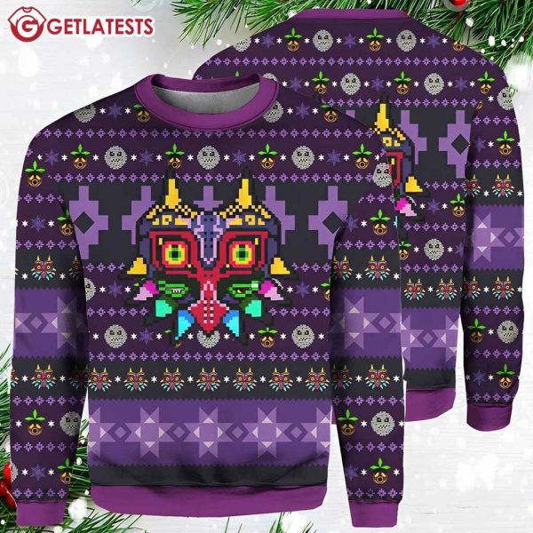 Majora’s Mask Legend of Zelda Ugly Christmas Sweater (1)