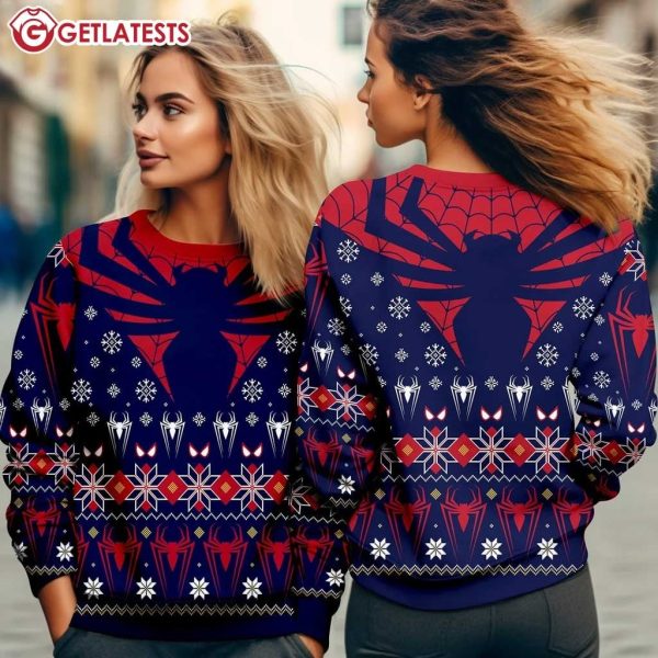 Miguel O Hara Spider Man Across The Spider Verse Ugly Christmas Sweater (1)