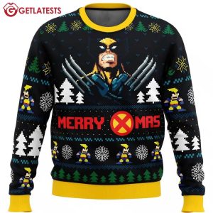 Wolverine Merry Xmas Ugly Christmas Sweater (1)