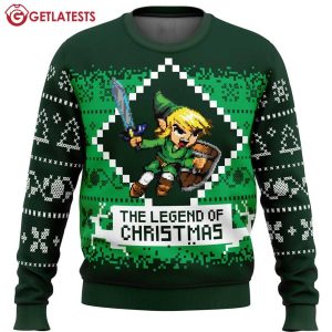 Zelda Link The Legend of Christmas Ugly Sweater (1)