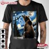 Grizzly Bear Van Gogh Style Starry Night T Shirt (3)