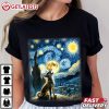 Chihuahua Canine Art Van Gogh Starry Night Dog Artistic T Shirt (1)