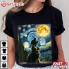 Cocker Spaniel Dog Art Van Gogh Starry Night T Shirt (1)