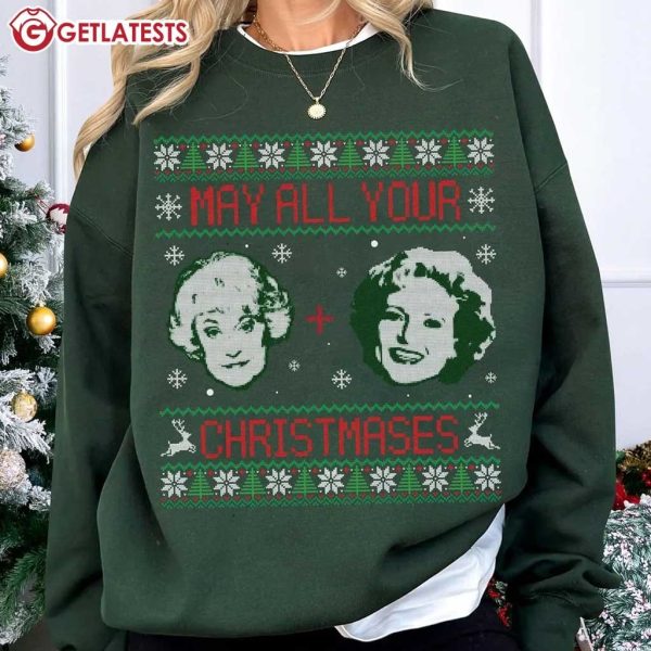 Golden Girls May All Your Christmases Ugly Shirt (3)