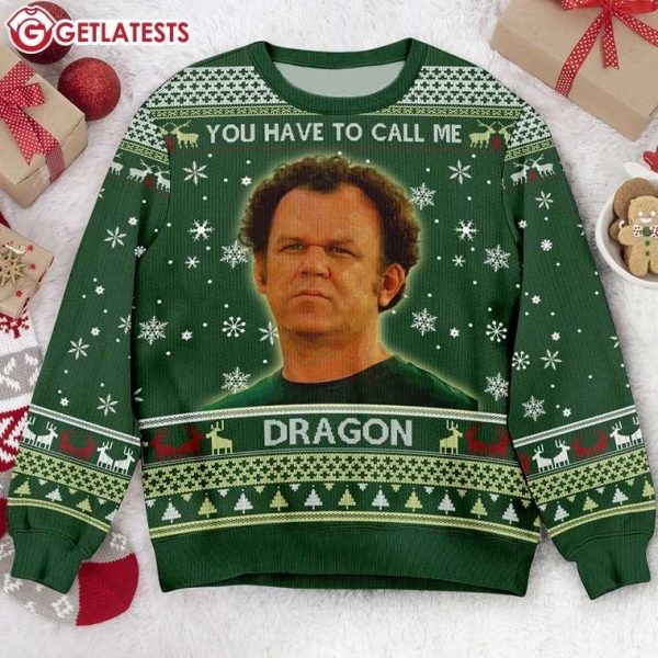 Dale Doback You Have Call Me Dragon Step Brothers Ugly Sweater (1)