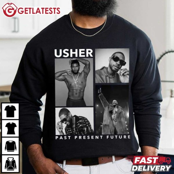 Usher Past Present Future World Tour Music T Shirt (1)