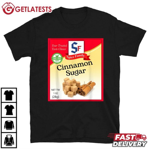 Cinnamon Sugar Spice Family Condiment Holiday Costumes T Shirt (2)