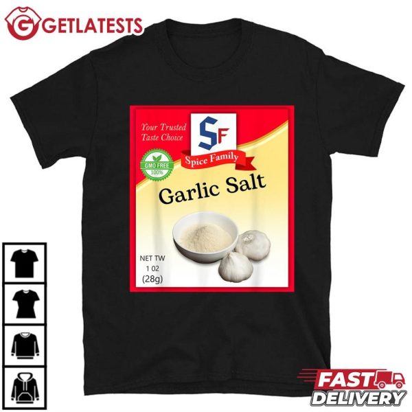 Garlic Salt Spice Family Condiment Costume Holiday T Shirt (2)