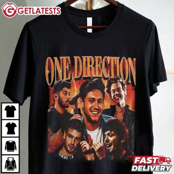 One Direction Vintage 90s Merch T Shirt (2)