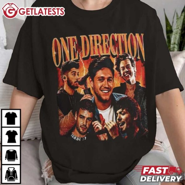 One Direction Vintage 90s Merch T Shirt (3)