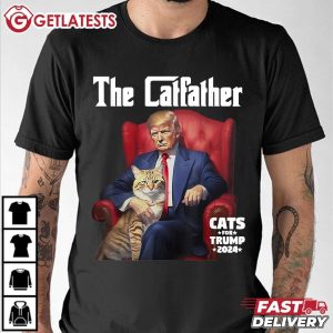 The Catfather Cats For Trump 2024 T Shirt (3)