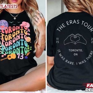 The Eras Tour Taylor Swift Toronto On Canada Concert T Shirt (1)