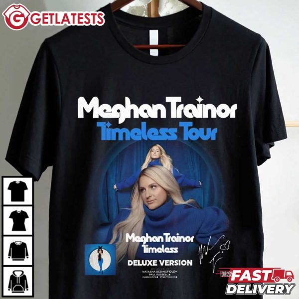 Meghan Trainor Timeless Tour 2024 Deluxe Version Music T Shirt (3)