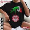 Grinch Hand Holding Tampa Bay Buccaneers Christmas T Shirt (3)