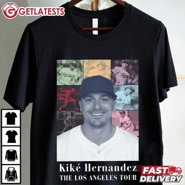 Kike Hernandez The Los Angeles Tour Dodgers Vintage Shirt (2)