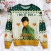 Dallas Winston Do It For Johnny The Outsiders Movie Ugly Christmas Sweater (1)