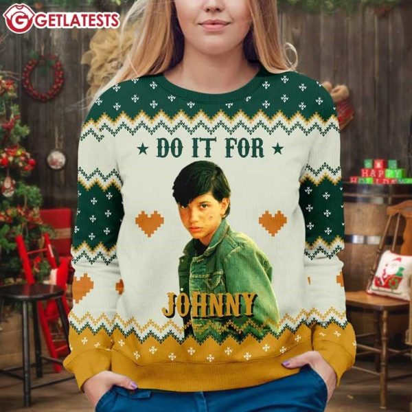 Dallas Winston Do It For Johnny The Outsiders Movie Ugly Christmas Sweate