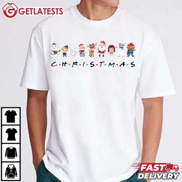 Christmas Friends Funny Christmas Characters T Shirt (3)