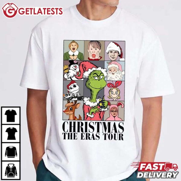 Christmas The Eras Tour Christmas Movie T Shirt (3)