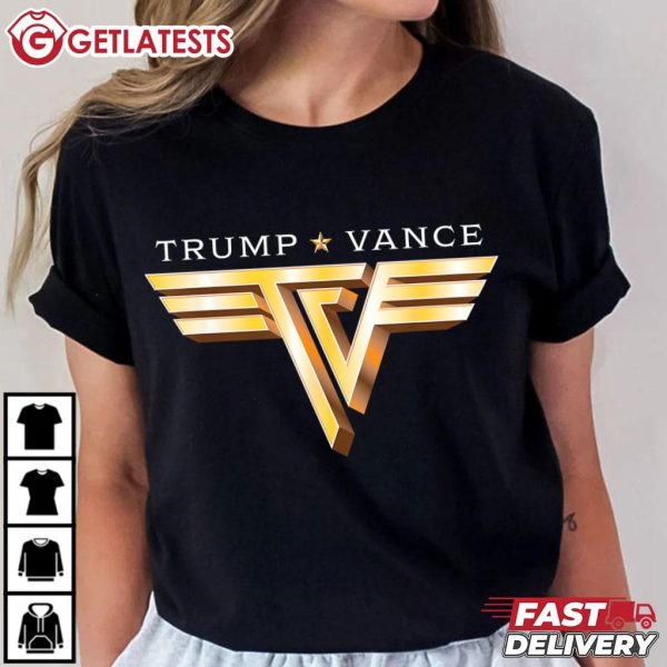 Trump Vance TV Rocker Gold 2024 T Shirt (1)