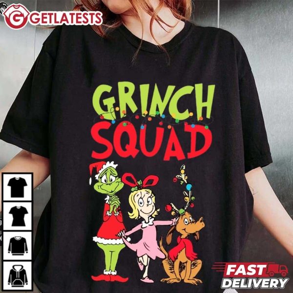 Grinch Squad Funny Christmas T Shirt (4)