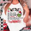 Grinch My Day Im Booked Funny Grinchmas Party T Shirt (3)